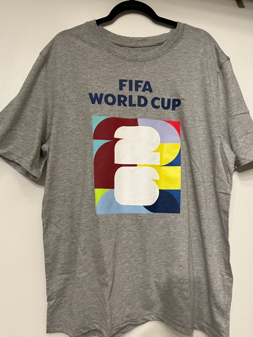 FIFA World Cup Gray T Shirt XL Official Licensed Product (NWT)